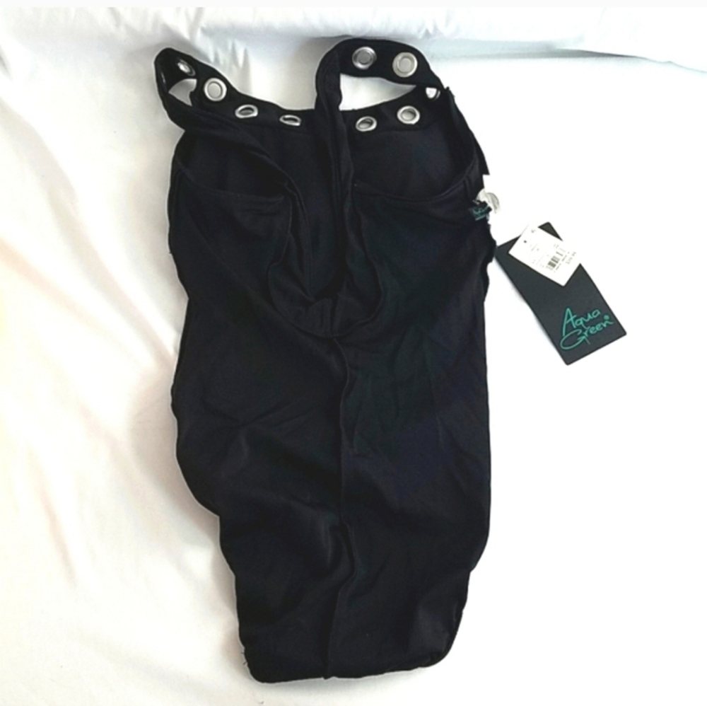 Aqua Green Black Hunter One Piece Swimsuit Black Size Small 4/6